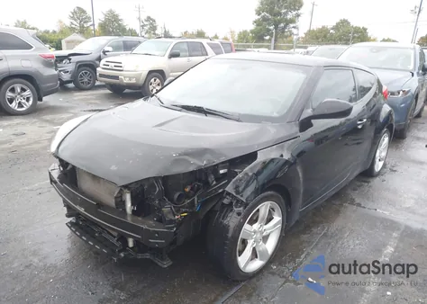 2013 Hyundai Veloster Base W/Gray from USA, damaged, VIN KMHTC6AD6DU146227